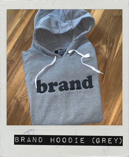 Brand (English) Grey Hoodie